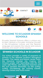 Mobile Screenshot of ecuadorspanishschools.com